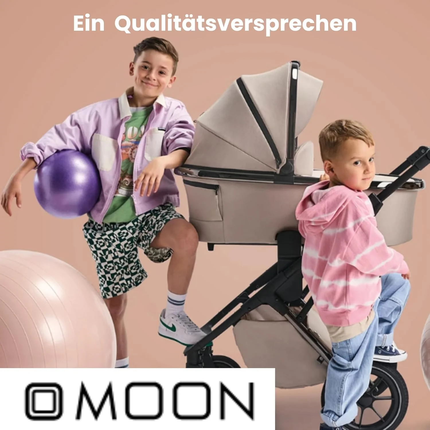 Moon Wickelrucksack & Tuch Blaubaer | Grosser Baby Windelrucksack + Wickelunterlage | Wickeltasche v - Image 6