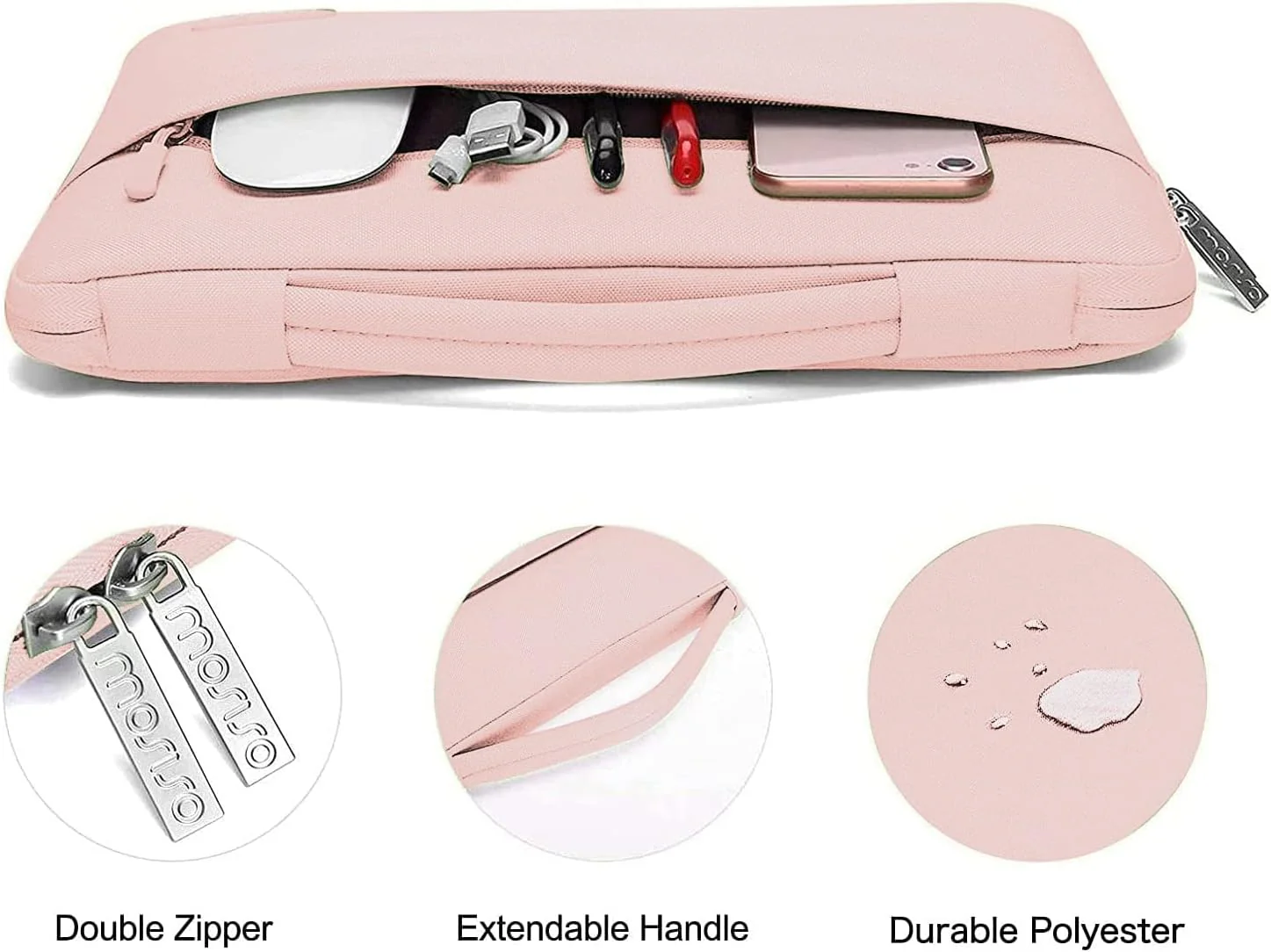 MOSISO Hülle Schutzhülle Kompatibel mit MacBook Air 13 Zoll 2022 2021 2020 2019 2018 A2337 M1 A2179 - Image 5