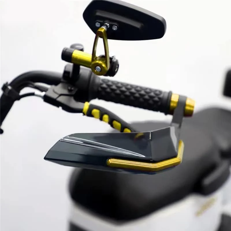 Motorrad-Handschützer, hochfester, schlagfester Lenker-Windabweiser für Motorräder(Gold), Gold - Image 3