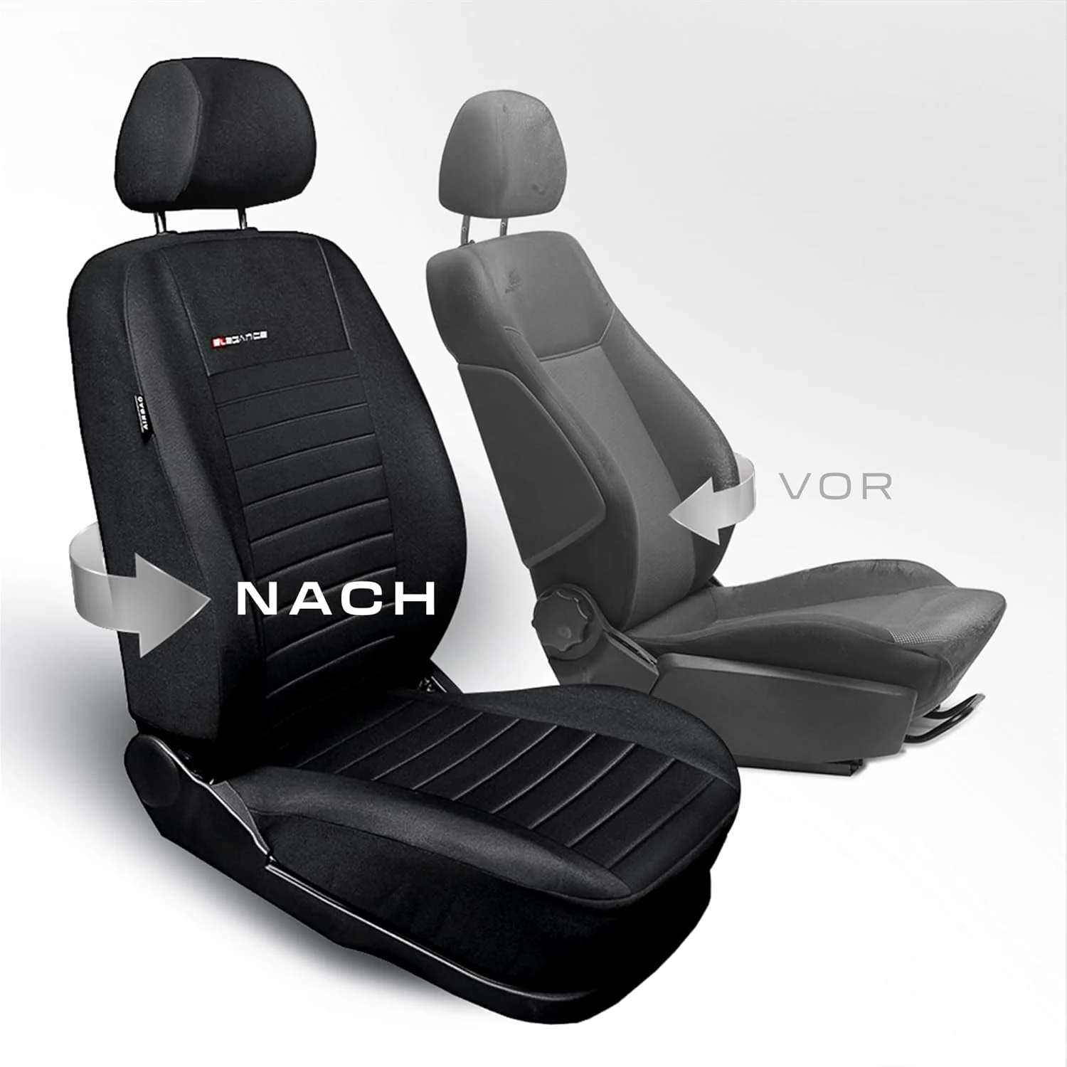 MOTOS Universal-Sitzbezüge Auto für Suzuki Vitara Autositzbezüge mit aktivem Airbag-System, dreilagi - Image 6