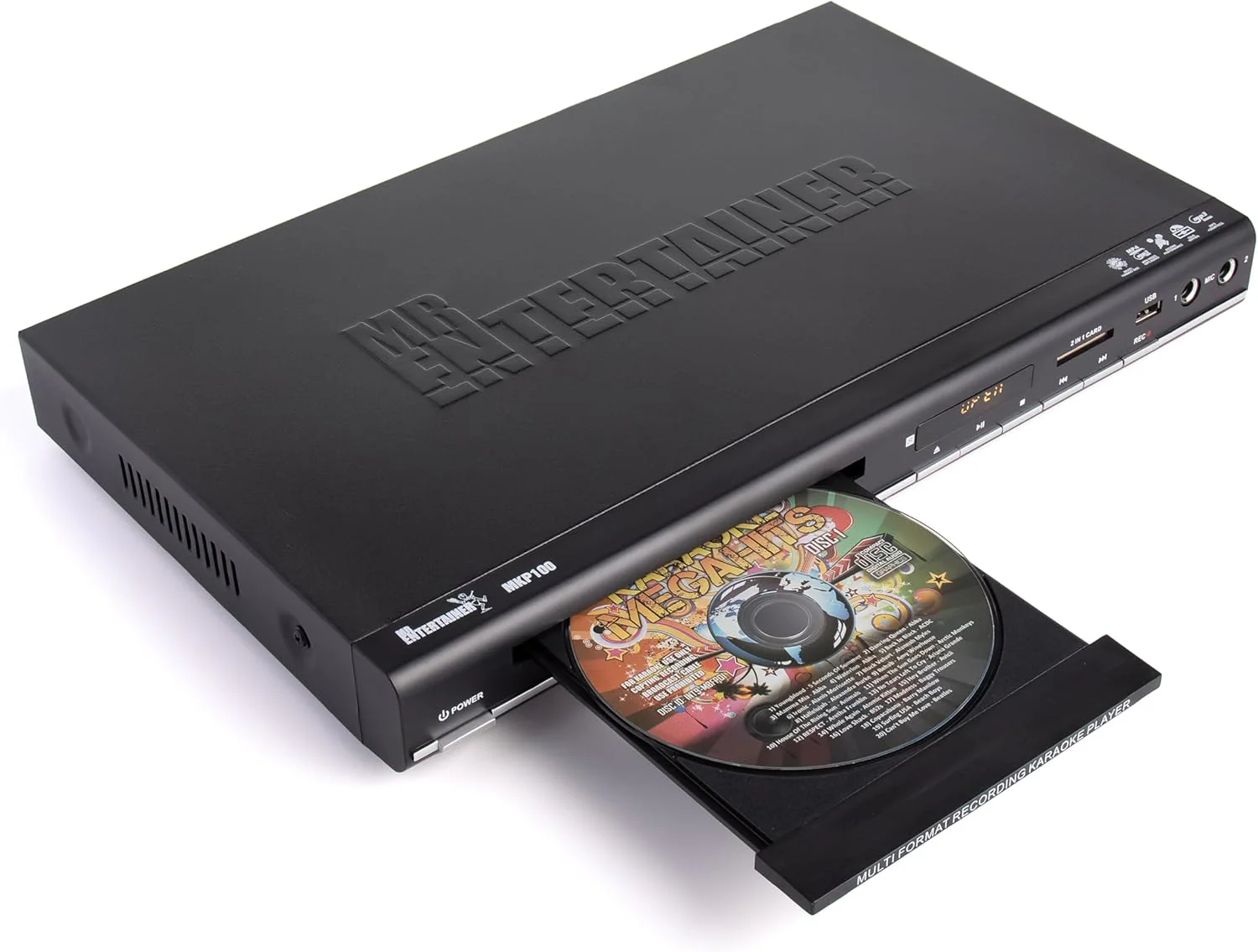 Mr Entertainer MKP100 CDG DVD MP3G Karaoke Player HDMI / Record / Rip / USB (drahtlose Mikrofone + 2 - Image 2