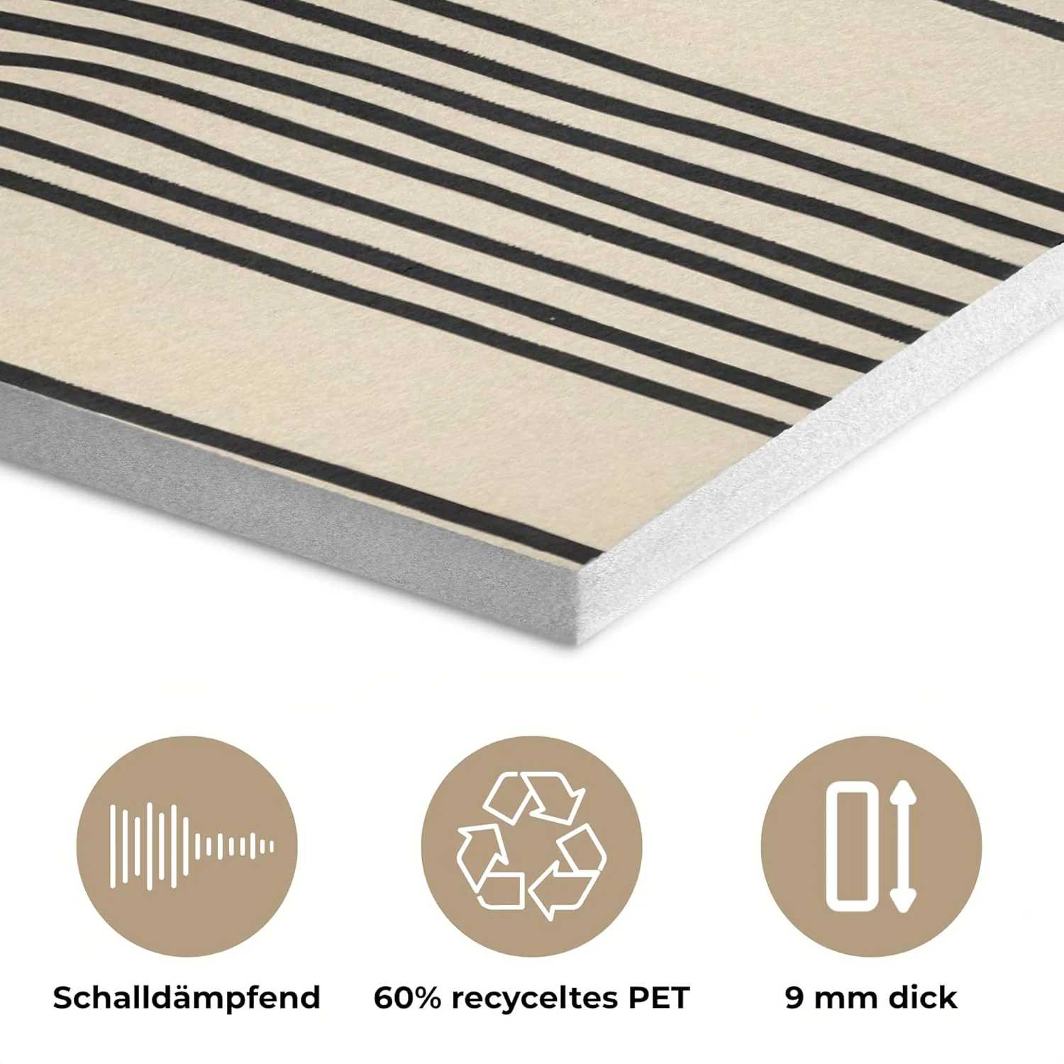 MuchoWow© Akustikfilz Wandbild 90x60 cm Dekoration Wohnzimmer Bilder Pictures Wall Decoration Living - Image 4