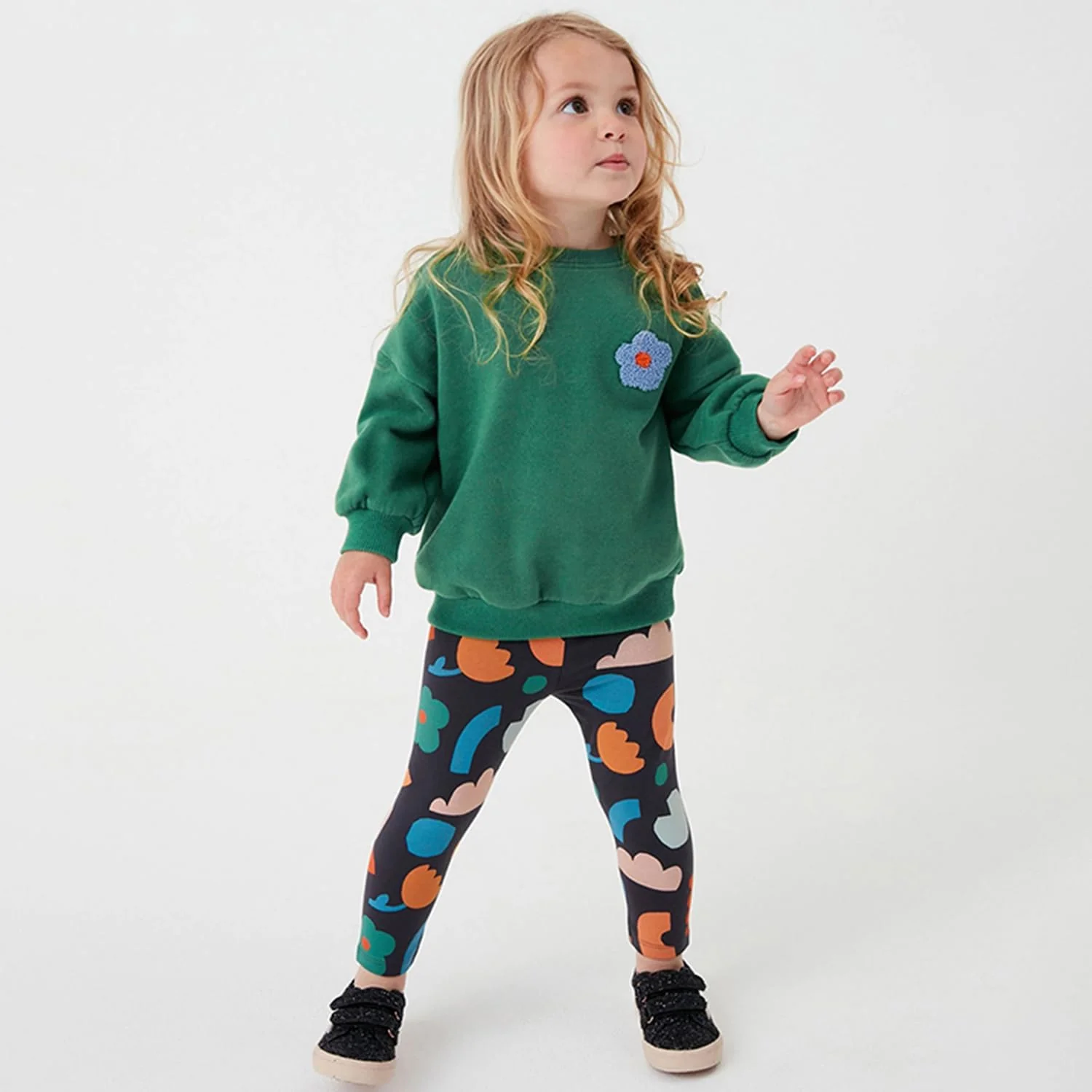 MUJOQE Mädchen Pullover für Kinder Langarmshirt Baumwolle Sweatshirt Winter Kleidung Langarm Tops 1- - Image 2