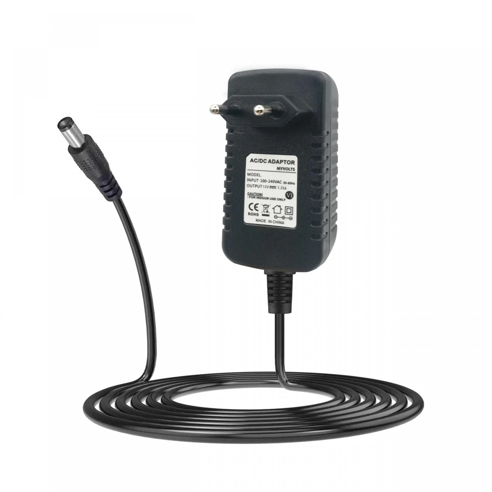 MyVolts 12V EU-Netzteil kompatibel mit Neo Instruments Ventilator II Effektpedal Standard, Standard