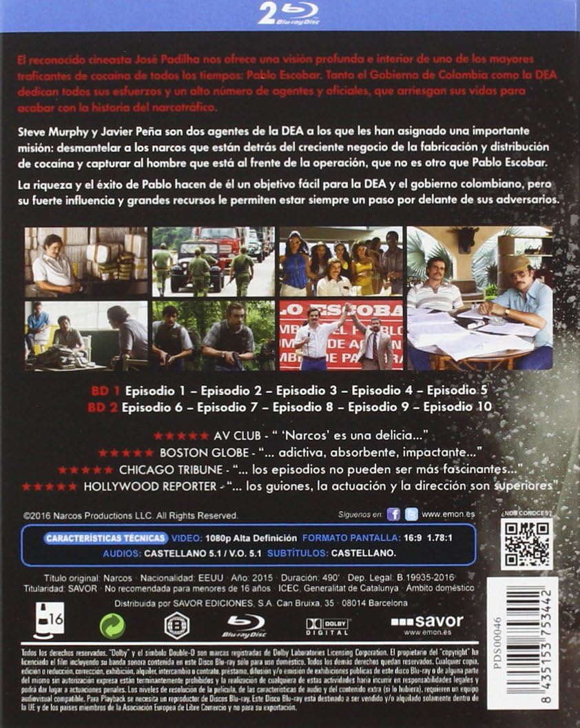 Narcos (NARCOS: TEMPORADA 1, Spanien Import, siehe Details für Sprachen) - Image 2