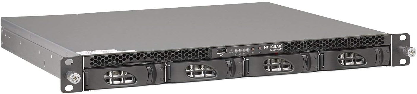 NETGEAR ReadyNAS RN3138-100NES 4-bay Diskless 1U Rackmount Ohne Festplatte Intel Atom Quad Core 2,4 - Image 2