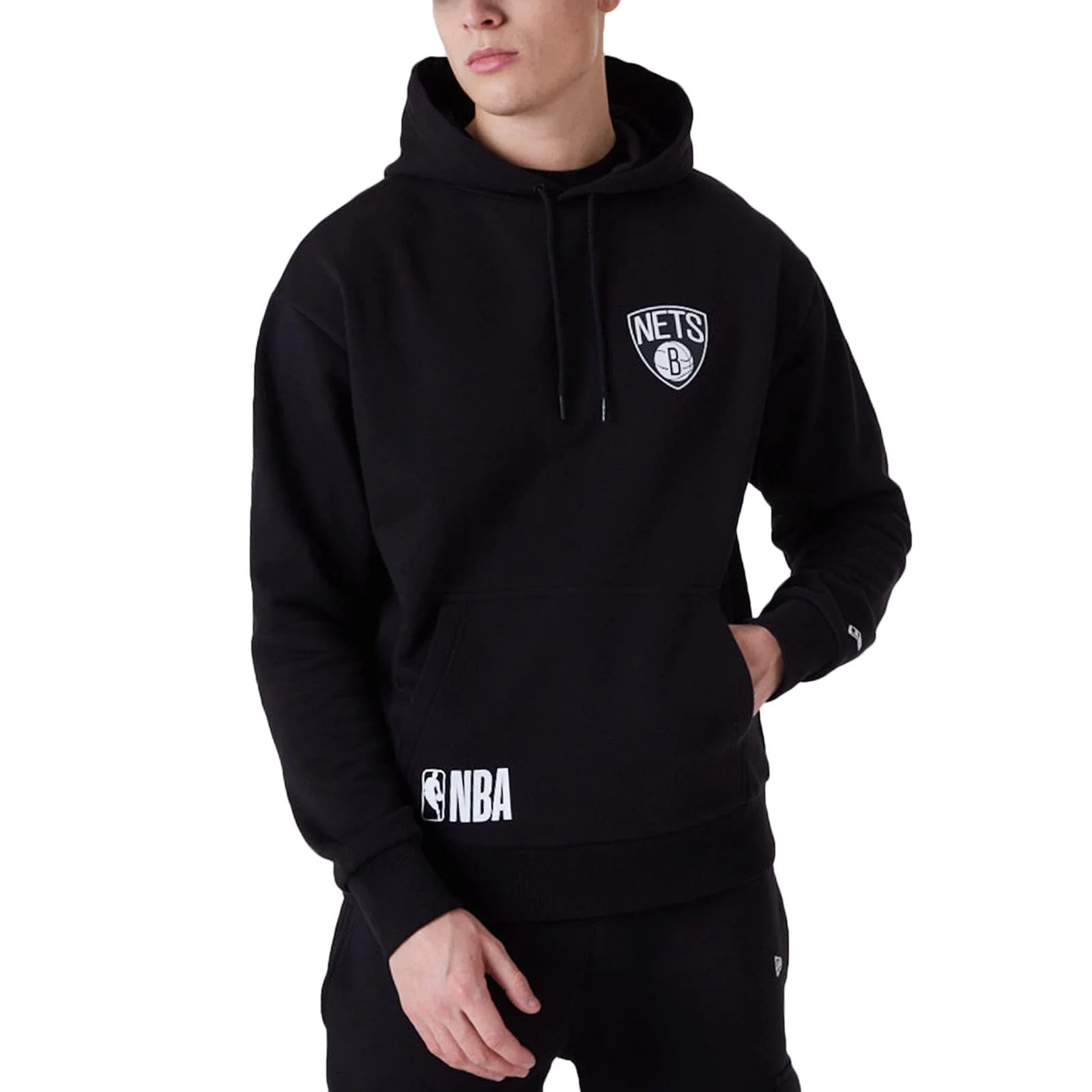 New Era Herren Sweatshirt, M Schwarz/Weiß