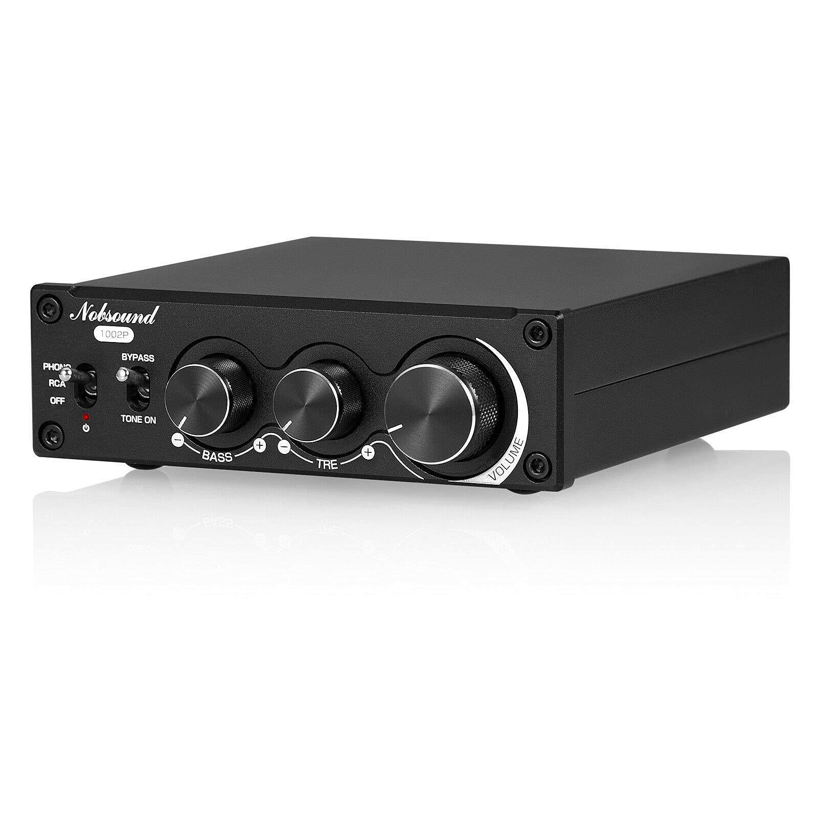 Nobsound 1002P Mini HiFi Stereo Verstärker mit TPA3221 Chip, 2 Kanäle Digitalverstärker, 200W Class