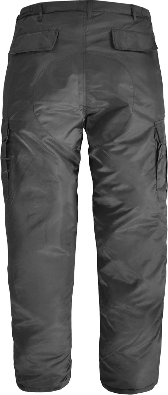 normani Winter Thermohose gefütterte, stark Wasserabweisende Schneehose Grau 4XL, Grau 4XL - Image 2