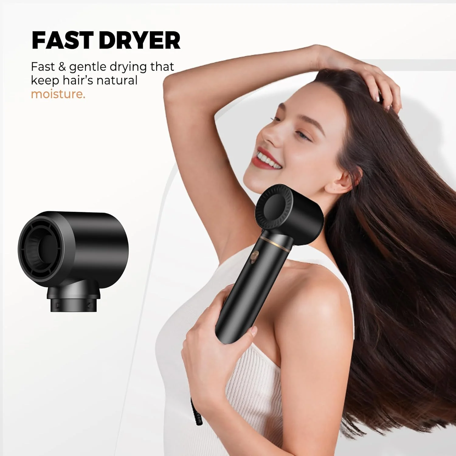 OKWRAP Hairstyler 5 in 1, LCD Haarstyler Airbrush, Hair Styler Set Mit Rundbürstenföhn Haarstyler Wa - Image 5