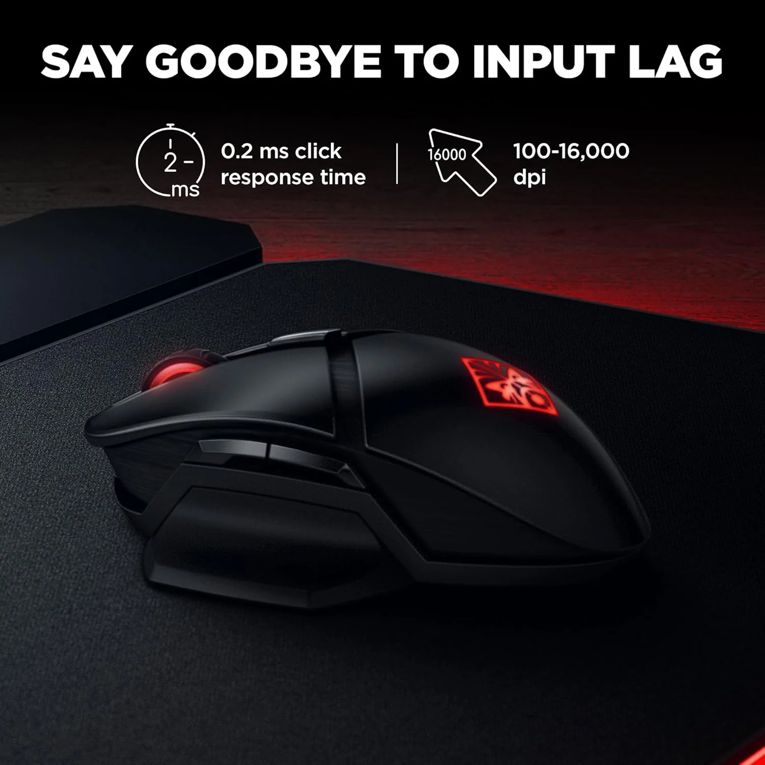 OMEN Photon Gaming Maus (kabellos, Qi Charging, bis zu 16.000 dpi, 11 programmierbare Tasten, RGB-Be - Image 5