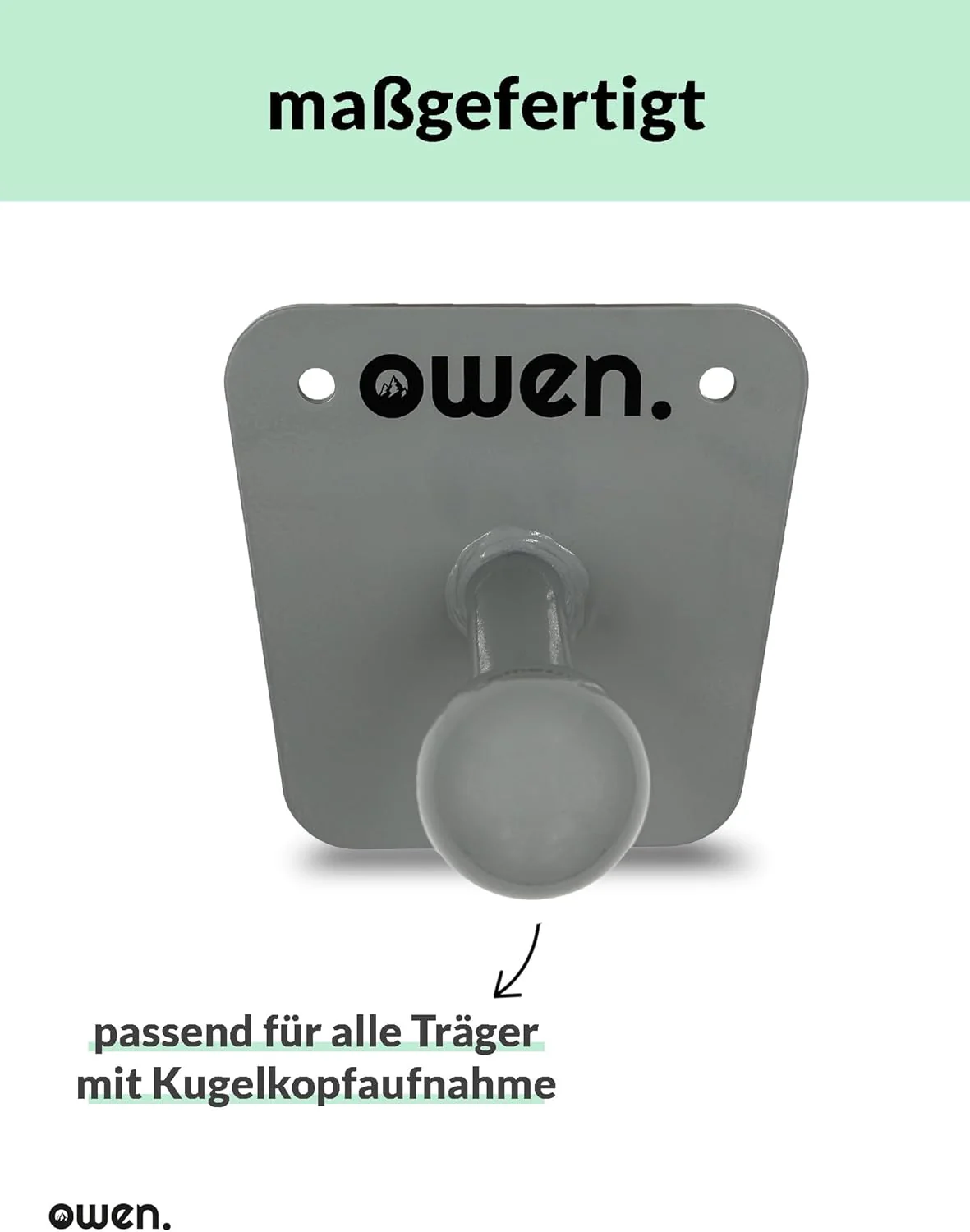 OWEN Fahrradträger Wandhalterung | Wandhalterung für Kupplungsträger Fahrradheckträger | Zubehör Fah - Image 3
