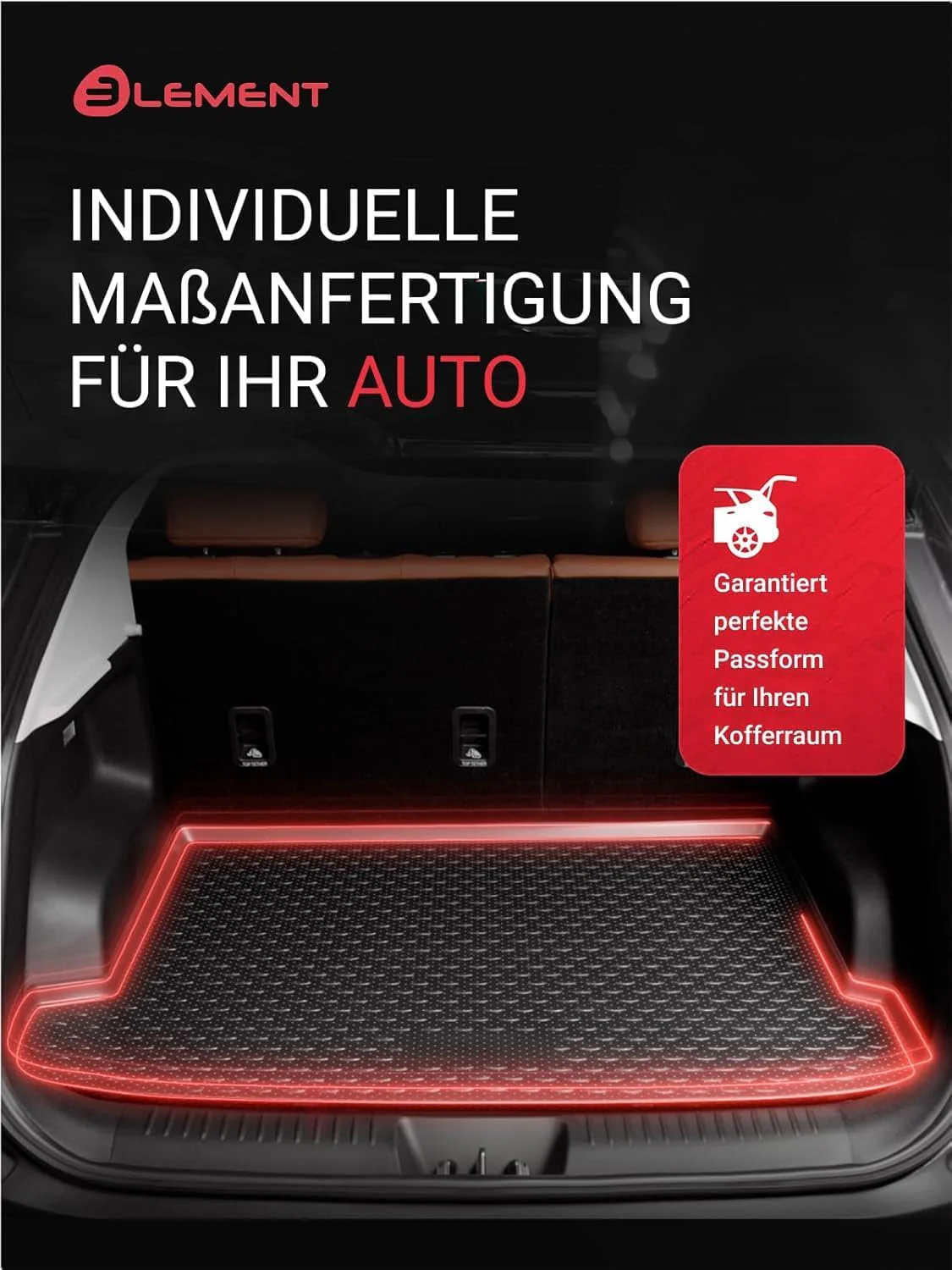 Passform Kofferraumwanne Laderaumwanne für Subaru XV 2012-2016 SUV - Image 5