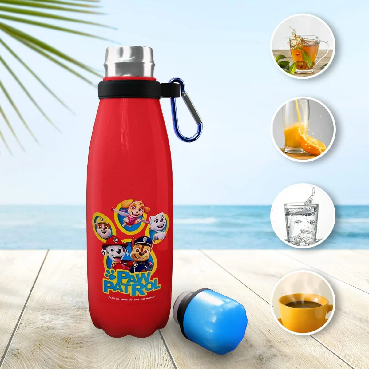Paw Patrol Thermosflasche 350 ml - 2 Stück- Paw Patrol Thermosflasche hält Ihr Getränk 24 Stunden la - Image 3