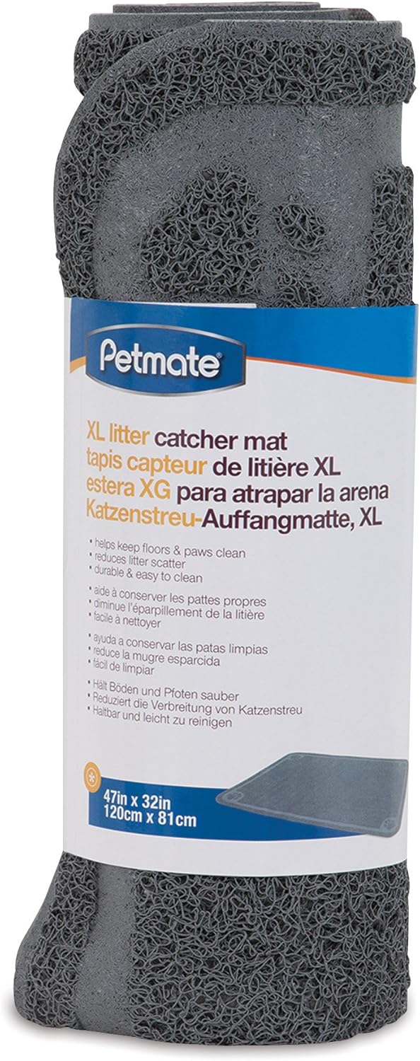 Petmate Katzenstreu-Auffangmatte Grau 1 stück (1er Pack), Grau 1 stück (1er Pack) - Image 3