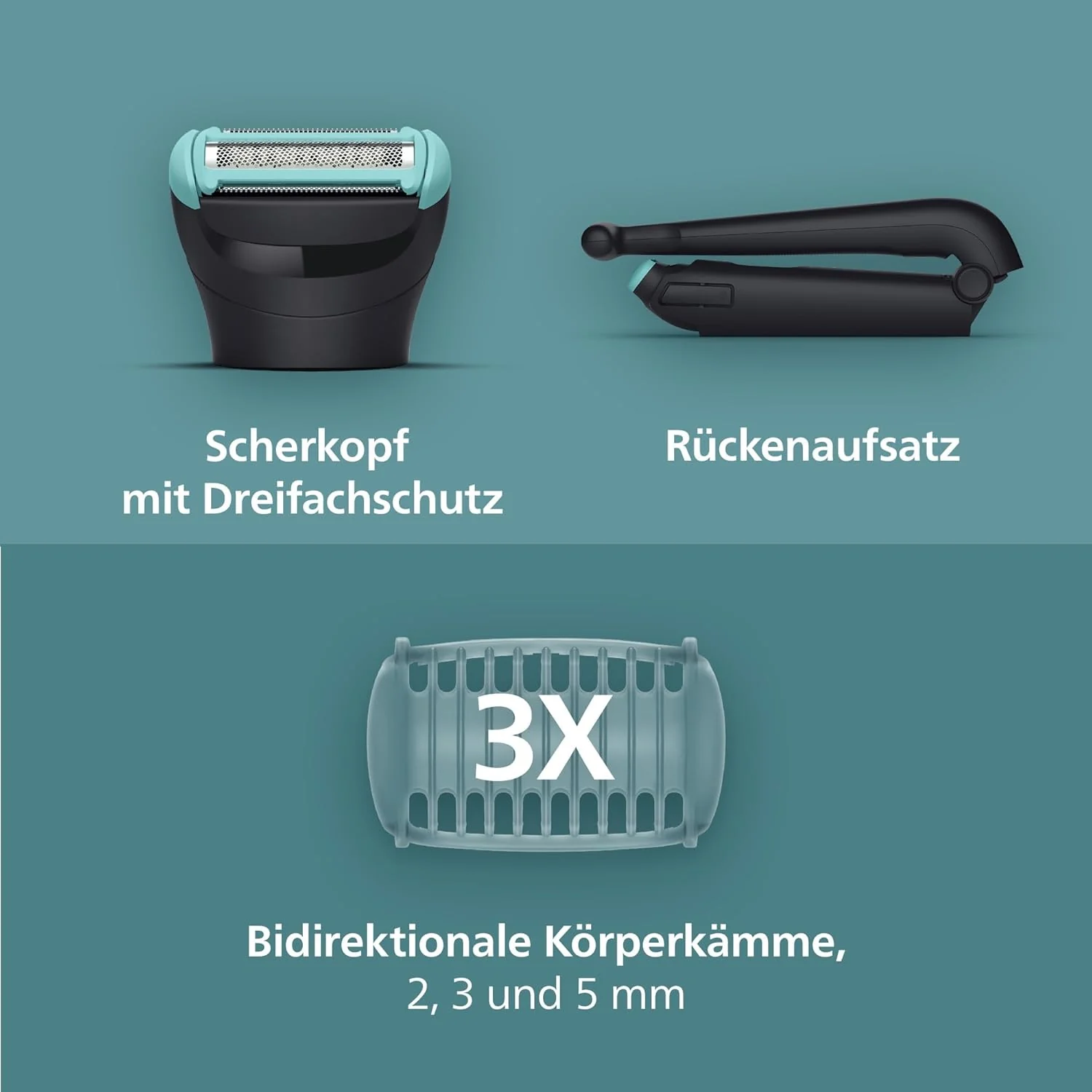 Philips Bodygroom 5000er-Serie – Herrentrimmer mit Dreifachschutz-Rasiersystem, trimmen und rasieren - Image 3