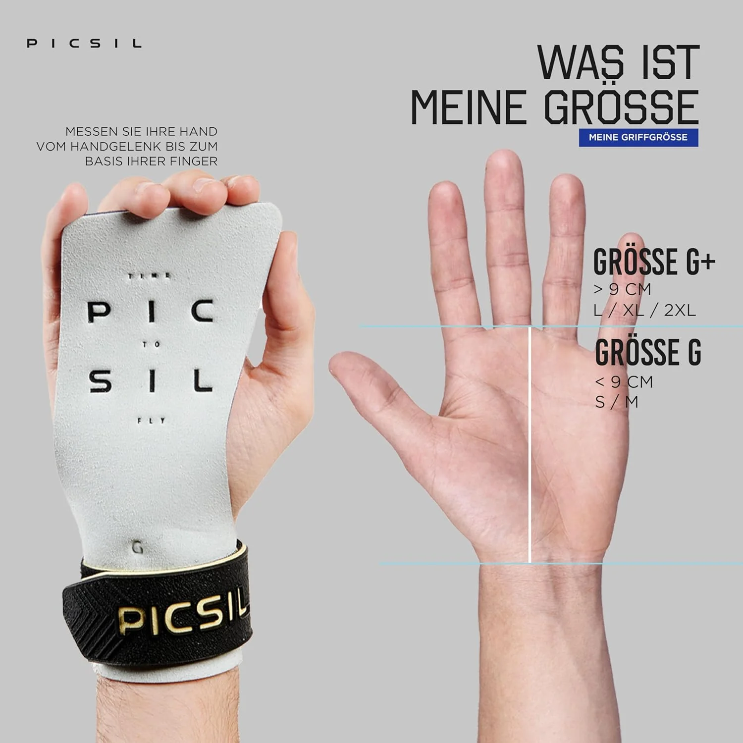 PICSIL Condor – Trainingshandschuhe für Cross-Training, Trainingshandschuhe ohne Löcher mit technisc - Image 5