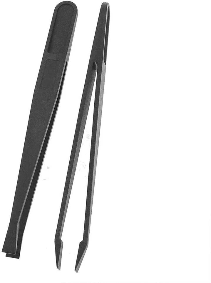 Pinzetten aus Kunststoff, abgeschrägte flache Spitze, antistatisch, für Elektronik, Schmuckherstellu - Image 5