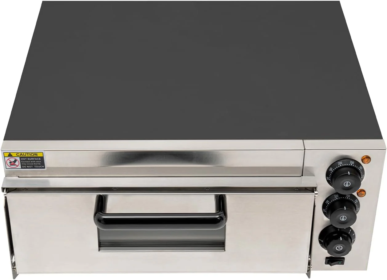 Pizzaofen für den Innenbereich, elektrischer 2000W Pizzaofen für die Arbeitsplatte, modernes Design, - Image 4