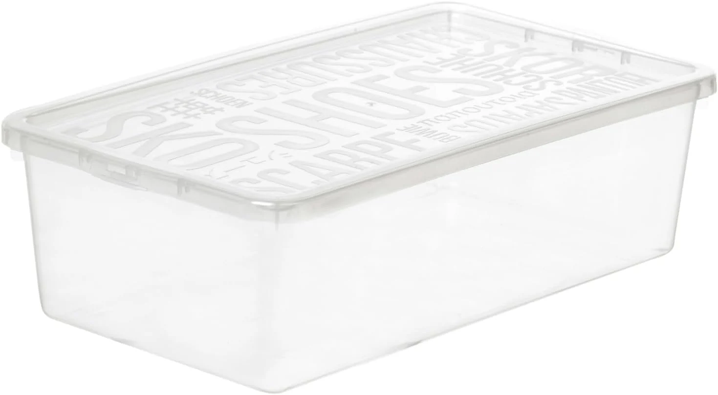 Plast Team Basic Schuhbox Transparent 5x Frauenschuhkarton Schuhkarton Schuhbehälter Aufbewahrungsbe - Image 4
