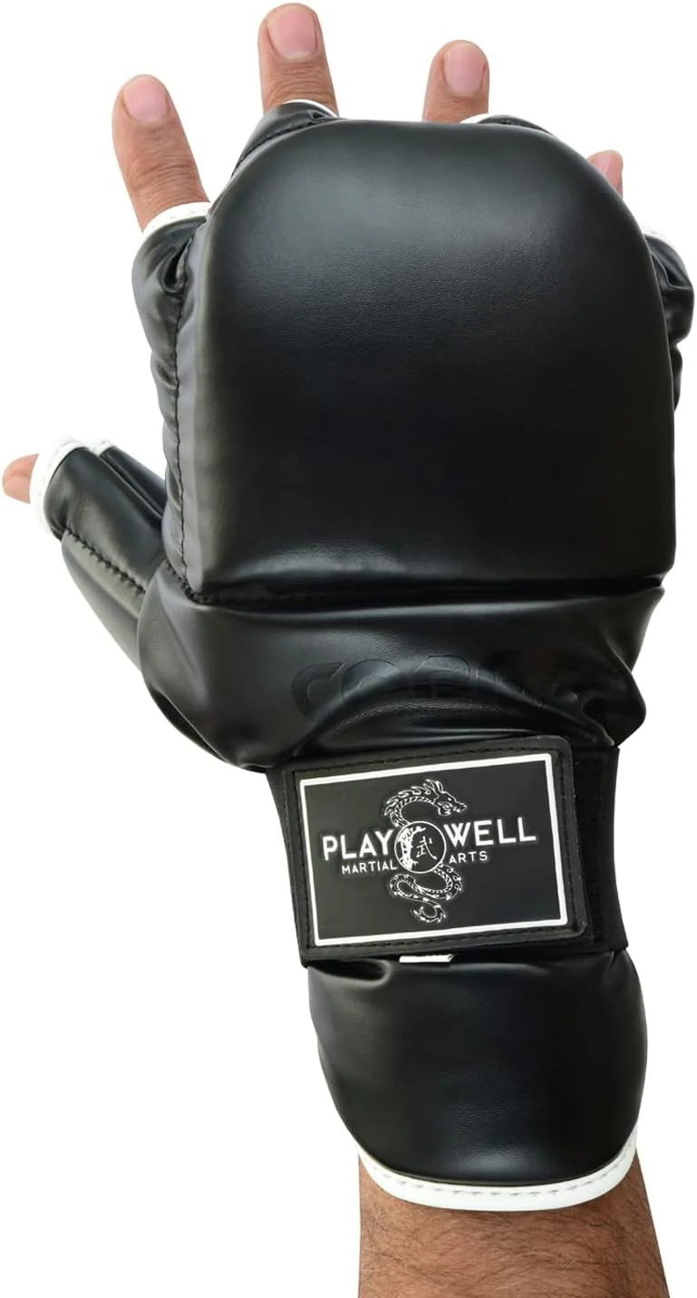 Playwell Elite Range : Kampfsport Kung Fu Cobra Ringen & Sparring Handschuhe - Neu (Gross / XL) - Image 3