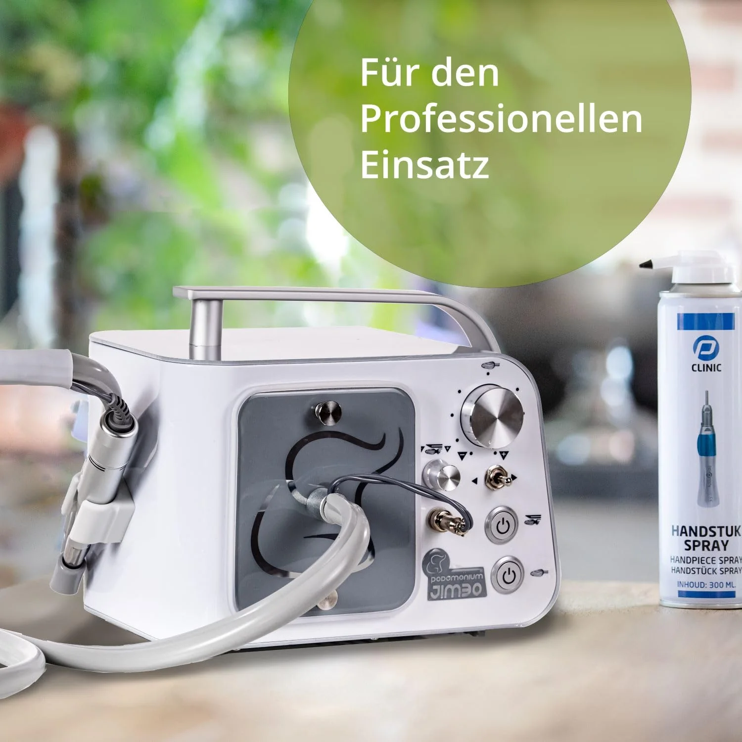 Podomonium JIMBO Fusspflegegerät mit Absaugung – Profi Nagelfräser 40.000 U/min, Micromotor mit 2,35 - Image 7
