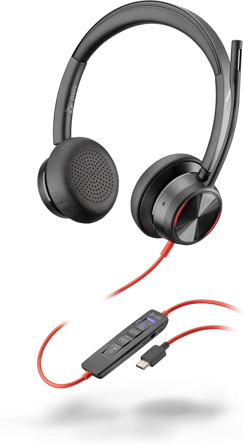 Poly Stereo-Headset 'Blackwire 8225-M' mit USB-C Anschluss, Active Noise Cancelling und flexiblem Mi - Image 2