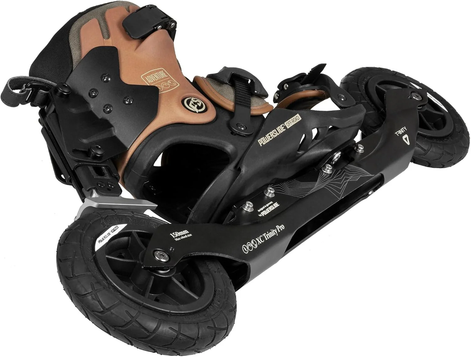 Powerslide Nordic Inline Skate XC Skeleton 150, für Off-Road, für Damen und Herren 43-49, 43-49 - Image 3