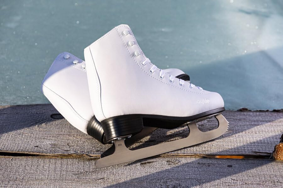 Powerslide Playlife Schlittschuhe für Damen - Eislaufschuhe Weiss - Ice Skate in Gr. 35-42 - Eiskuns - Image 7