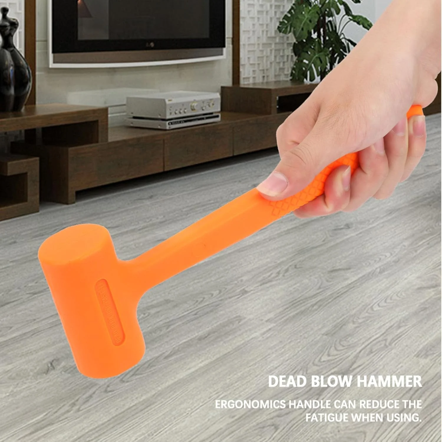 Praktische PVC Gummi Soft Face Dead Blow Hammer Nicht elastische Gummihammer für Bodenfliese Marbe I - Image 3