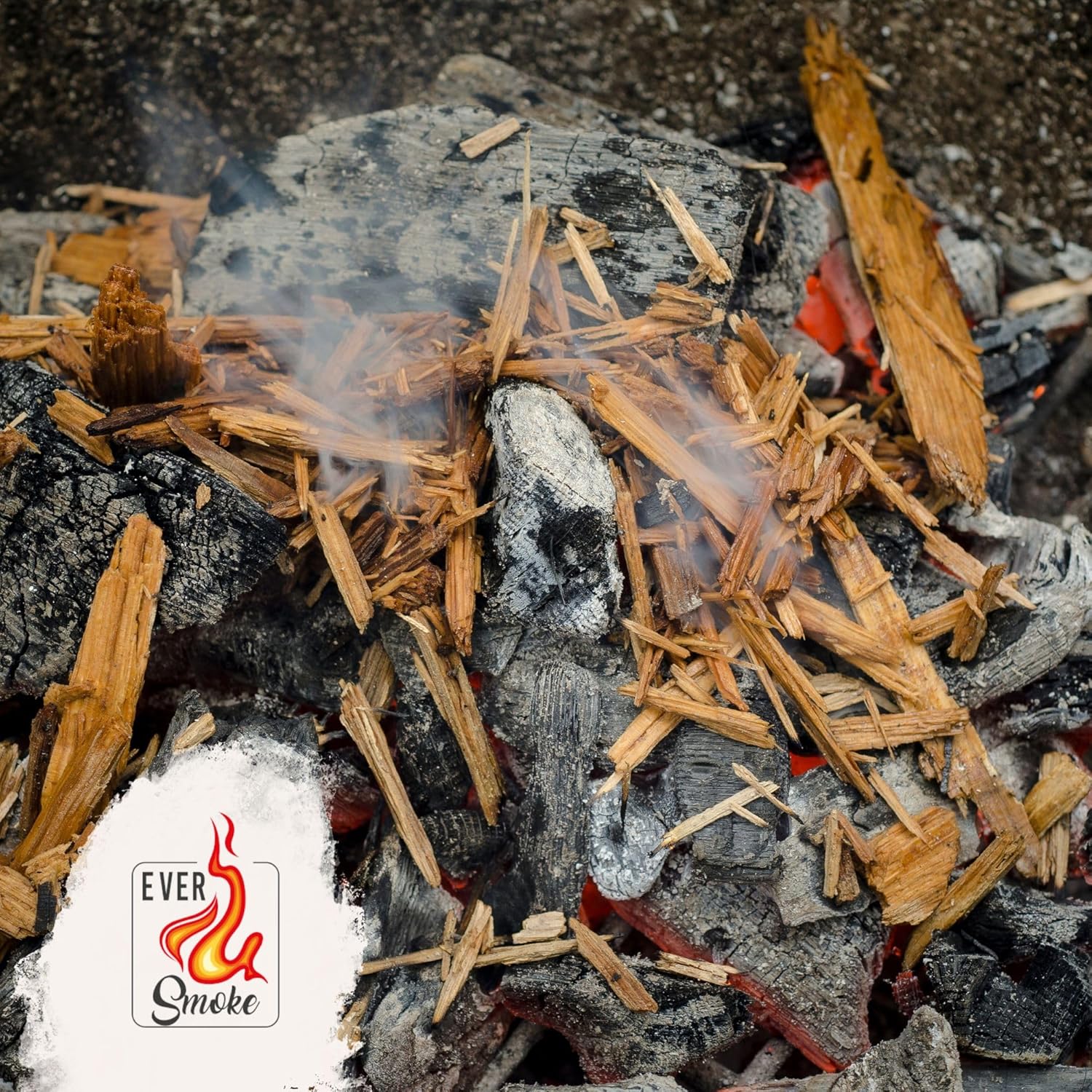 Premium BBQ Räucherchips im praktischen Eimer - 4 versch. Sorten für bestes Raucharoma - besonders r - Image 5
