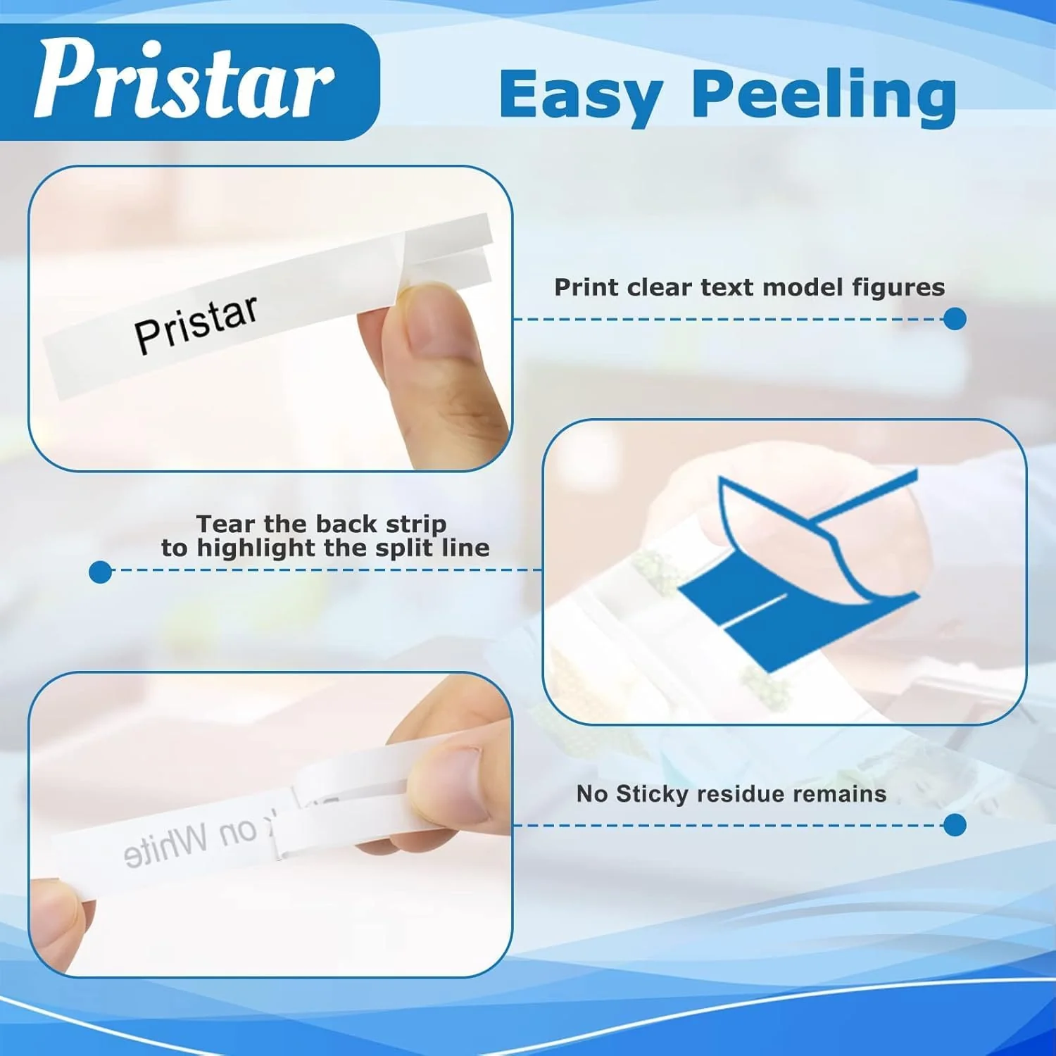 Pristar 20x Kompatibel für Brother P touch Schriftband 12mm für Tze-231 Tze231, für Brother P-Touch - Image 5