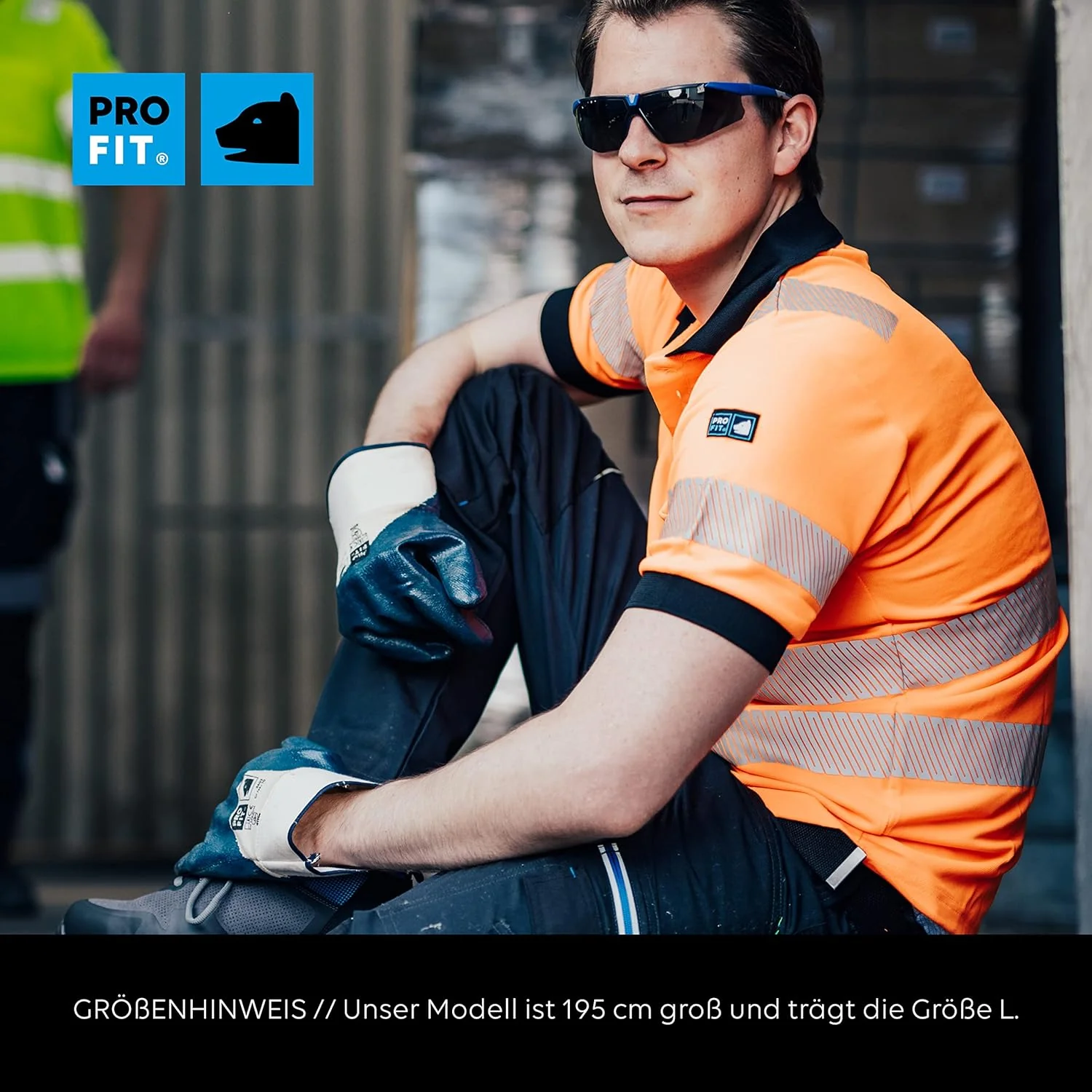 PRO FIT Warnschutz Poloshirt - EN ISO 20471 - UV-Schutz 40+ - Atmungsaktiv - Nachhaltiger Lyocellmix - Image 7