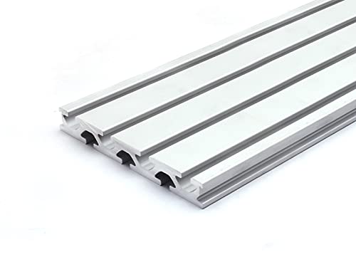 Profilo in alluminio 20 x 152S, profilo a piastra tipo I, scanalatura 8 (pesante), argento anodizzat