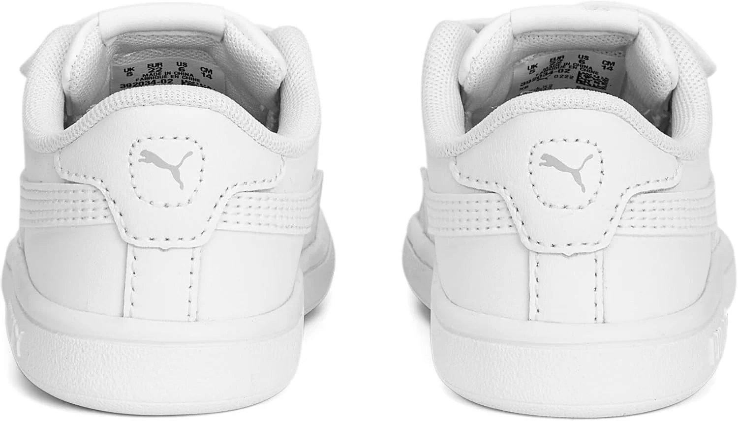 PUMA Unisex Baby Smash 3.0 L V Inf Sneaker 20 EU Puma White Cool Light Gray, 20 EU Puma White Cool L - Image 3