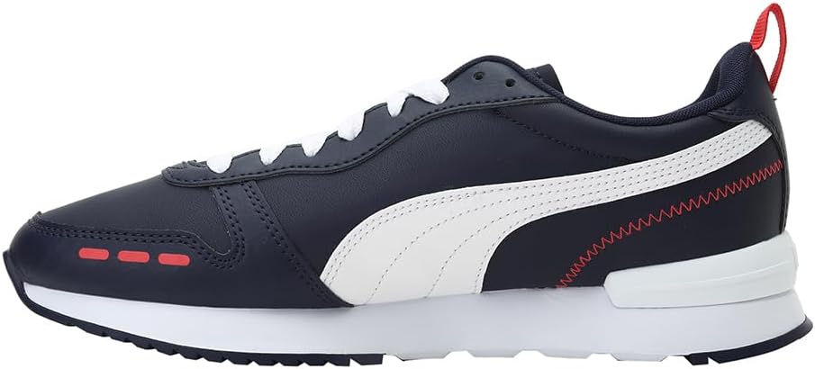 PUMA Unisex R78 Sl Sneaker 40.5 EU Peacoat Puma White, 40.5 EU Peacoat Puma White - Image 4