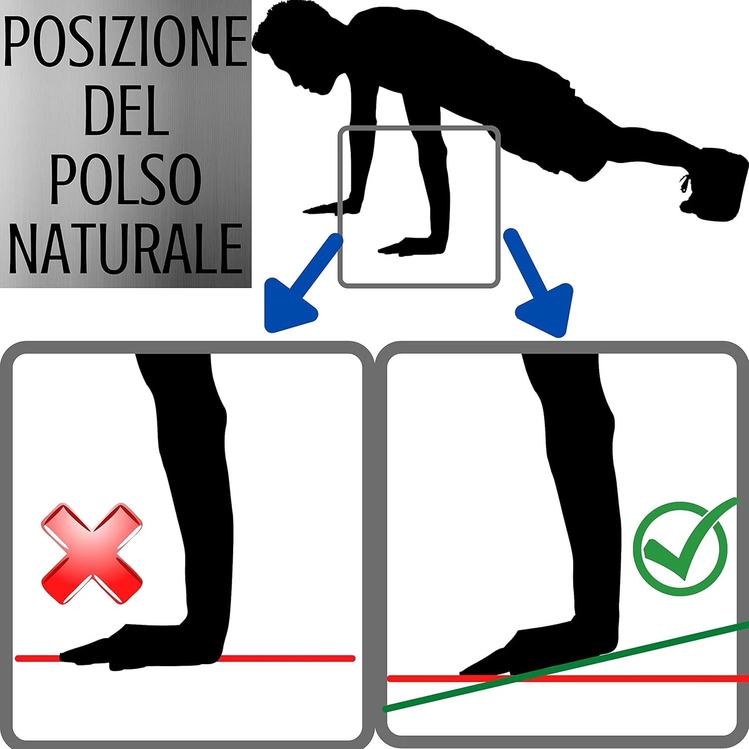 Push-up-Kissen für Handgelenke und Liegestützen, Ersatz-Griffe für Liegestützen, Alternative Griffe - Image 2