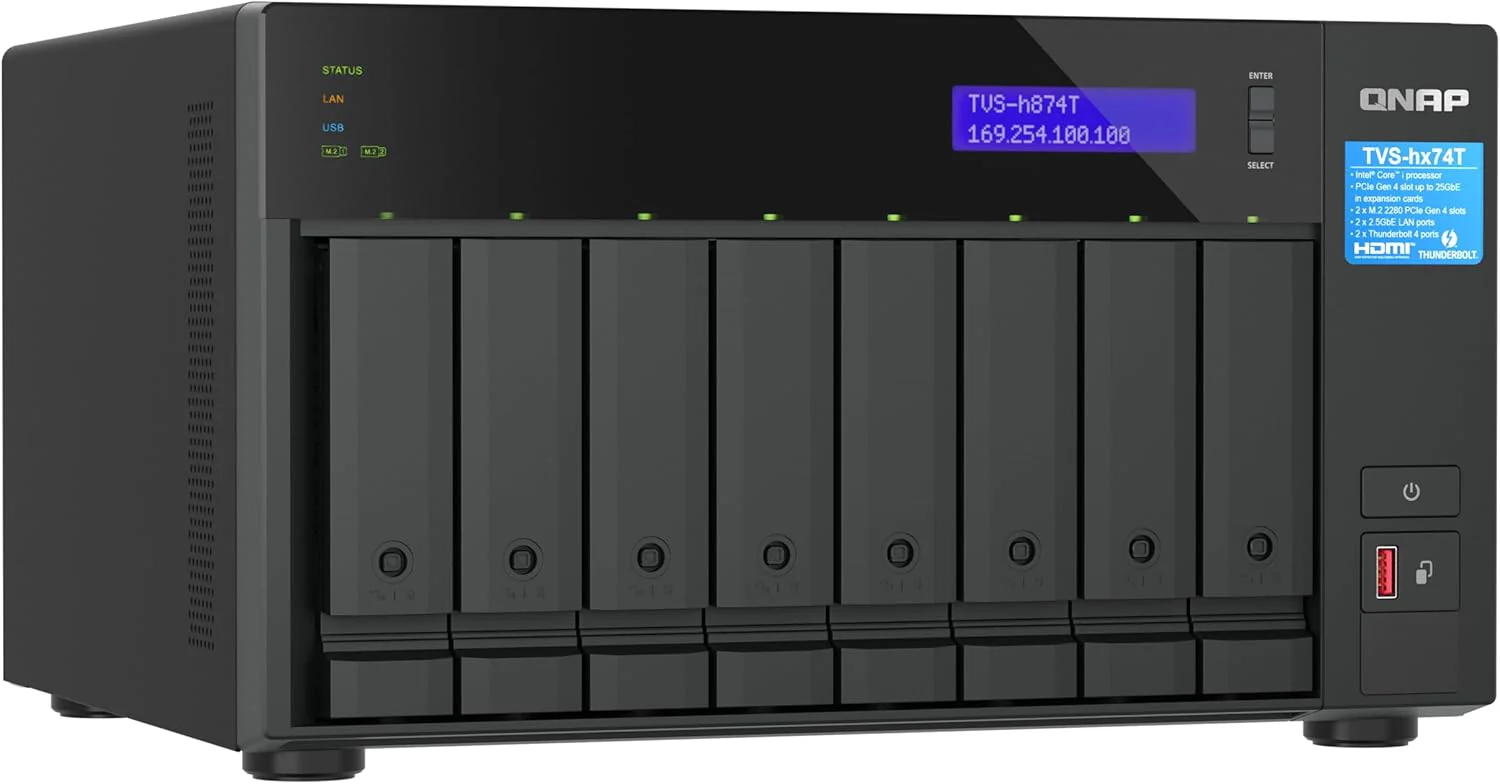 QNAP Systems TVS-H874T-I9-64G 8 Bay I9 16C - Image 2