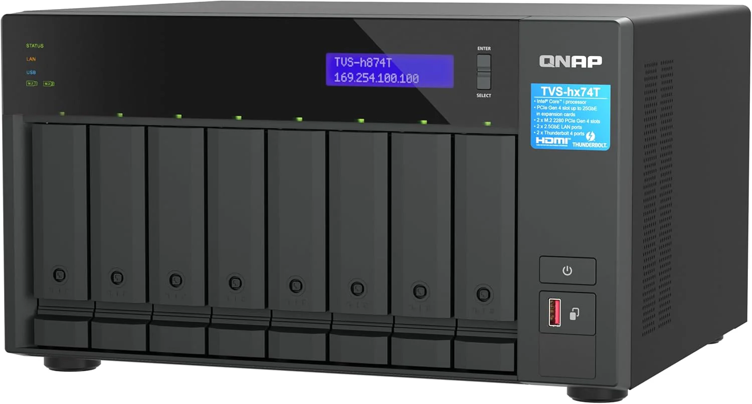 QNAP Systems TVS-H874T-I9-64G 8 Bay I9 16C - Image 5