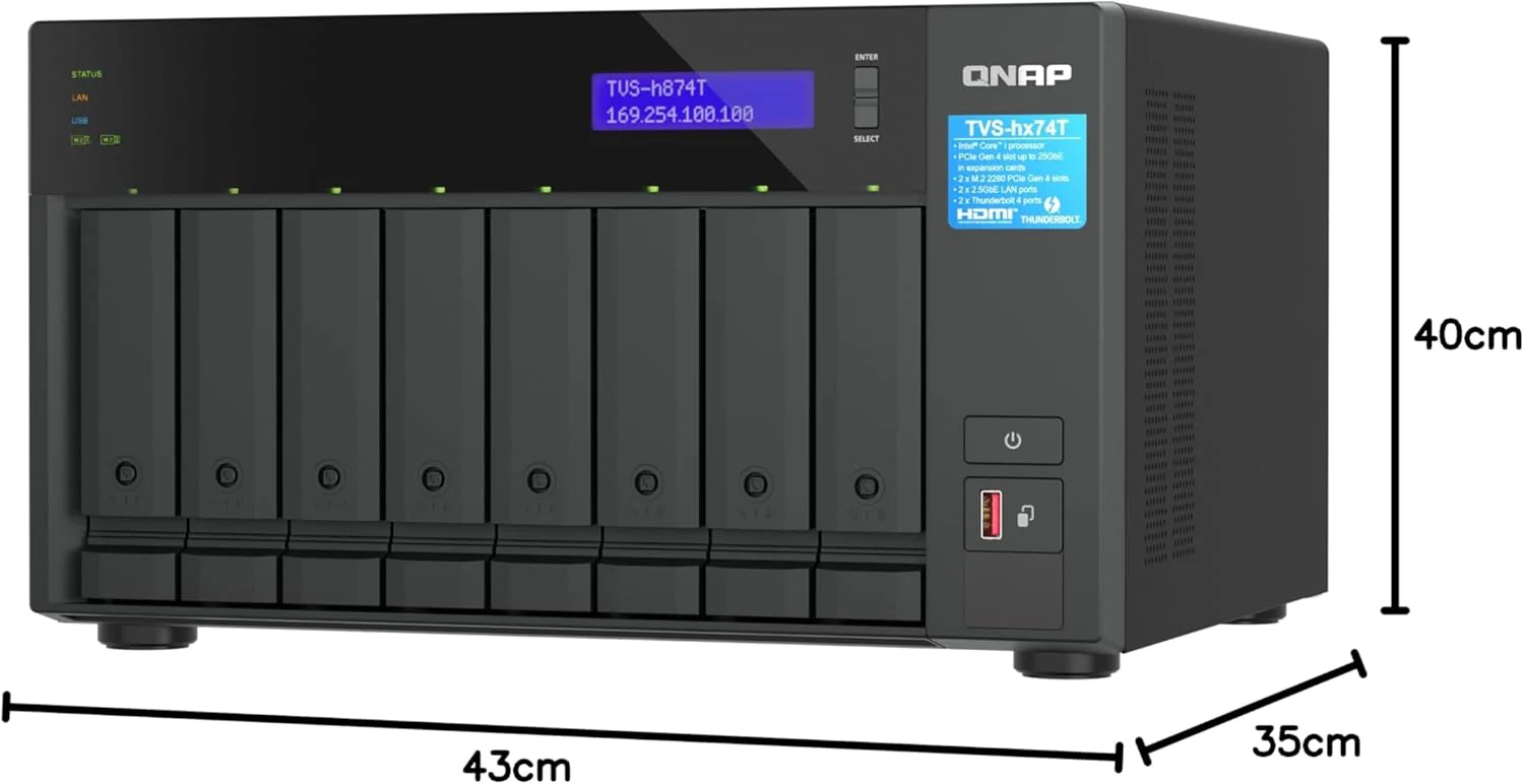 QNAP Systems TVS-H874T-I9-64G 8 Bay I9 16C - Image 7