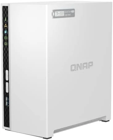 Qnap TS-233 2-Bay Desktop NAS Enclosure - 8TB RAM - Western Digital Red Drive Western Digital Red 8T - Image 4