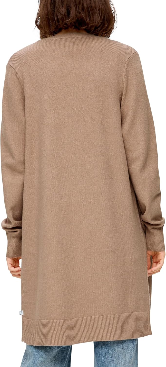 QS Strickjacke aus Viskosemix M 82w0 Braun, M 82w0 Braun - Image 2