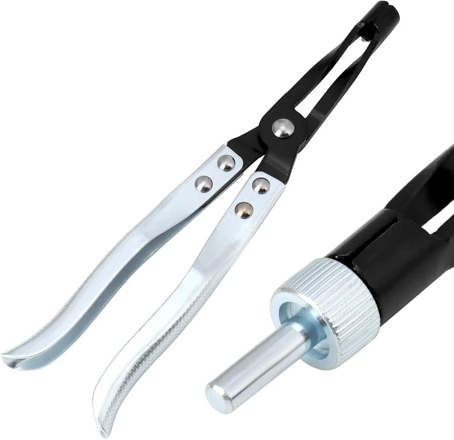 QWORK® 11tlg. Ventilschaftdichtung Demontage Werkzeug Satz, Ventile Zange mit Adaptern und Verlänger - Image 3