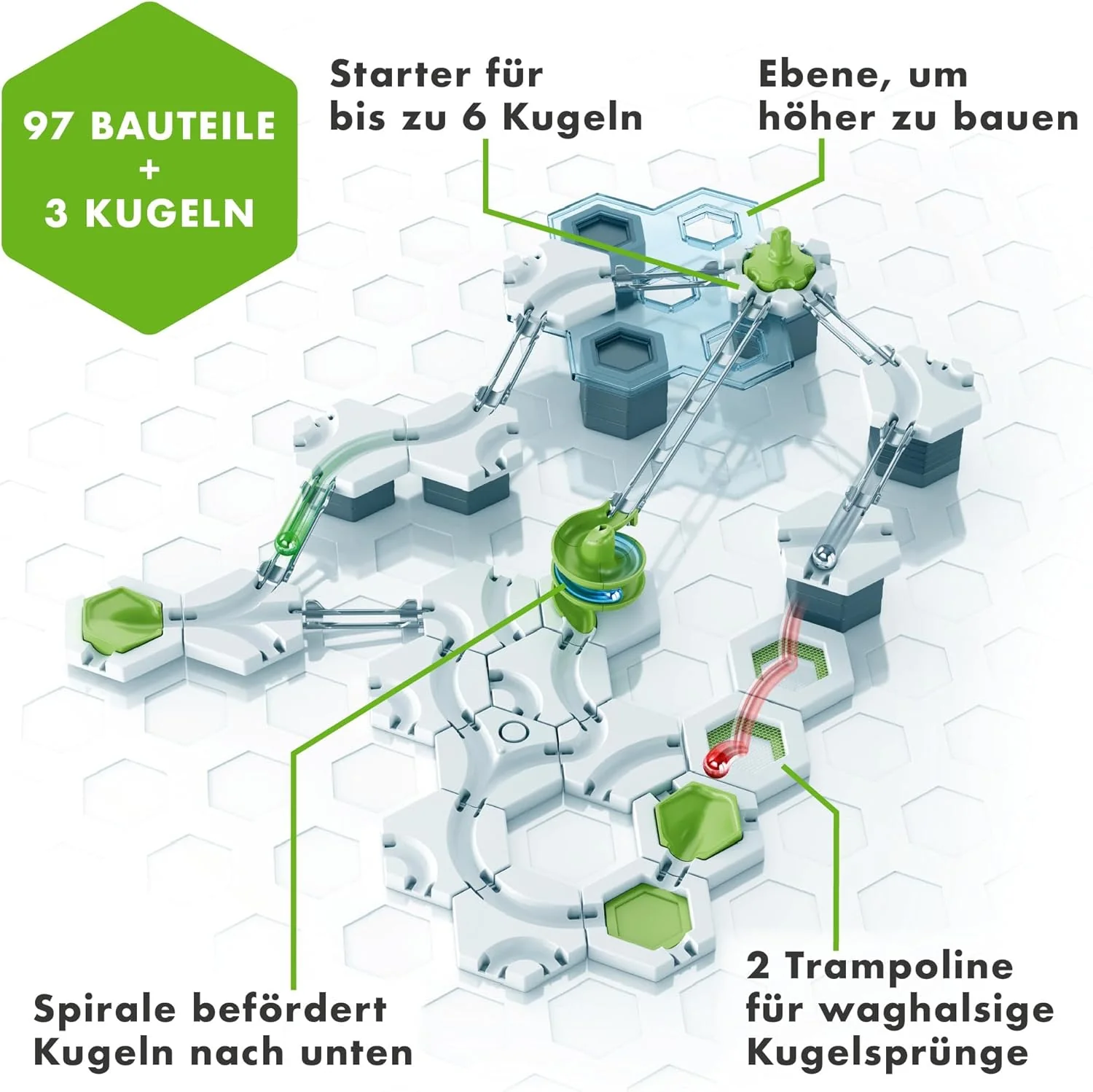 Ravensburger GraviTrax Action-Set Twist 22576. Kombinierbar mit allen Starter-Sets, Extensions und E - Image 2