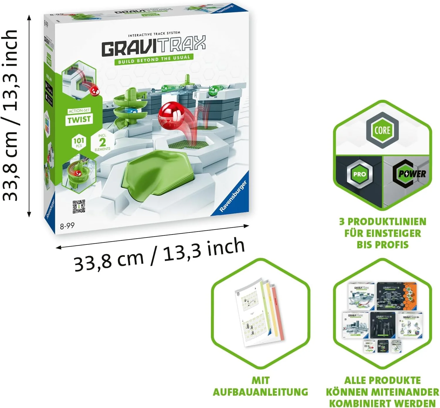 Ravensburger GraviTrax Action-Set Twist 22576. Kombinierbar mit allen Starter-Sets, Extensions und E - Image 4