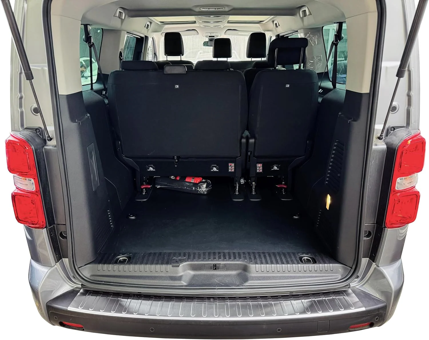 RECAMBO Ladekantenschutz Edelstahl matt gebürstet mit Textur - kompatibel für Citroen Jumpy 3 - BJ a - Image 5
