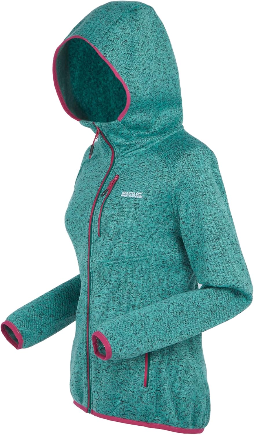 Regatta Damen Womens Newhill Full Zip Hooded Fleece Jacket Fleece mit durchgehendem Reissverschluss - Image 3