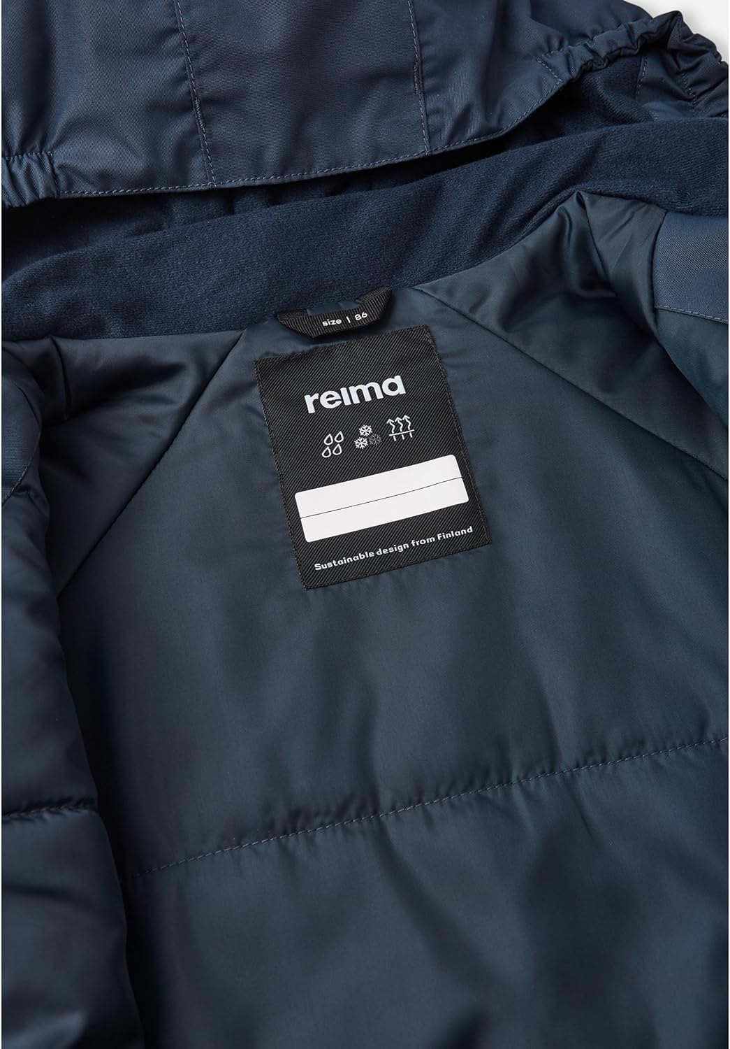 Reima Toddlers Puhuri Winter Overall 74 Navy, 74 Navy - Image 4