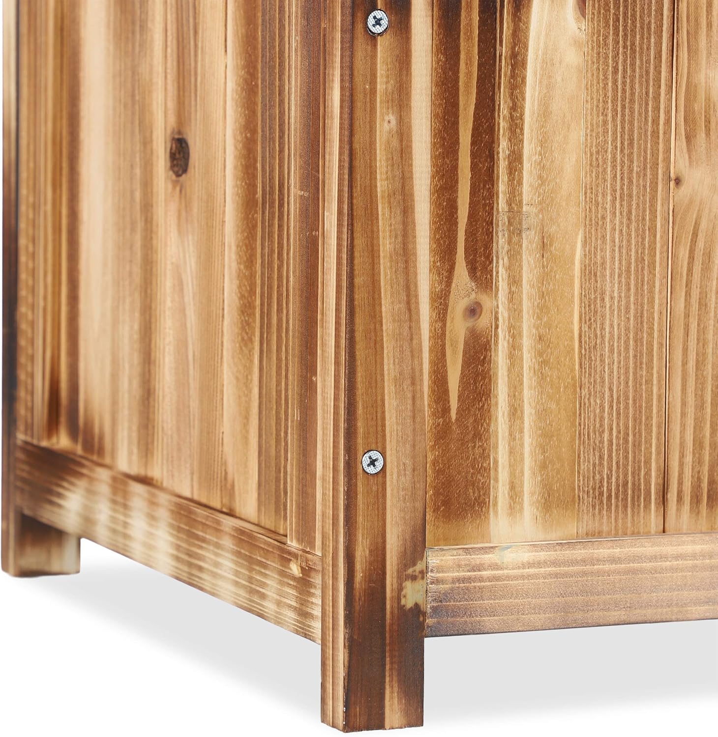 Relaxdays Rankkasten mit Rankgitter, wetterfest, Holz, für Balkon, Garten, Rosen, 25 L Kübel, 147 cm - Image 7