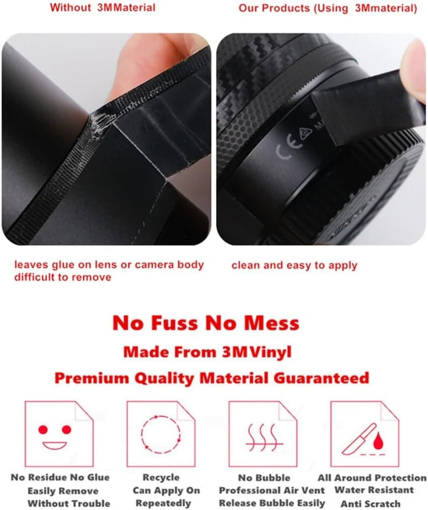 RF 14–35 4 Kameraobjektiv-Aufkleber für Canon RF 14–35 mm F4 Makro-Makromantel, Folie, Schutz, Vinyl - Image 3